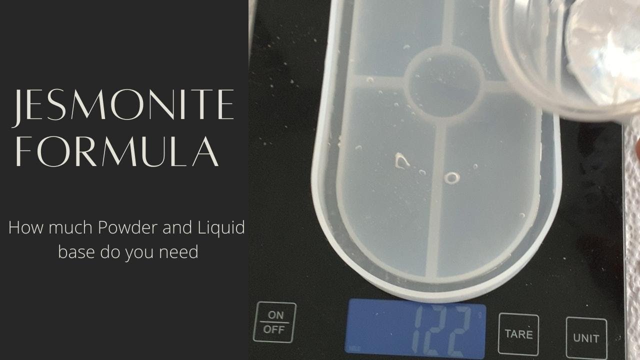 How to figure out how much Jesmonite base you need- SIMPLE FORMULA