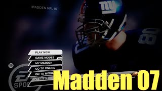 Thursday Throwback (Madden 07)