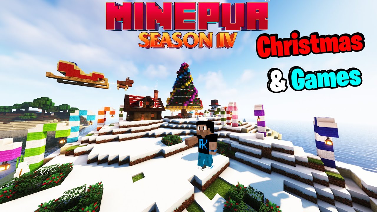 MINEPUR s4 : Christmas & Games with Akan22, Sympotic & SeasonPlayz