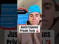 Justin Exposes Private Texts #shorts #justinbieber #celebritynews