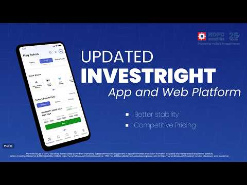 InvestRight App & Web Platform Update: New Features for Equity & F&O Trading | HDFC Securities