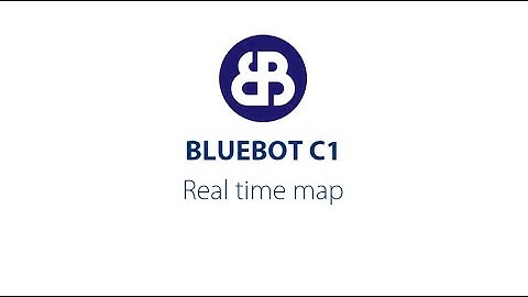 Bluebot app -  Real time map of the Bluebot C1
