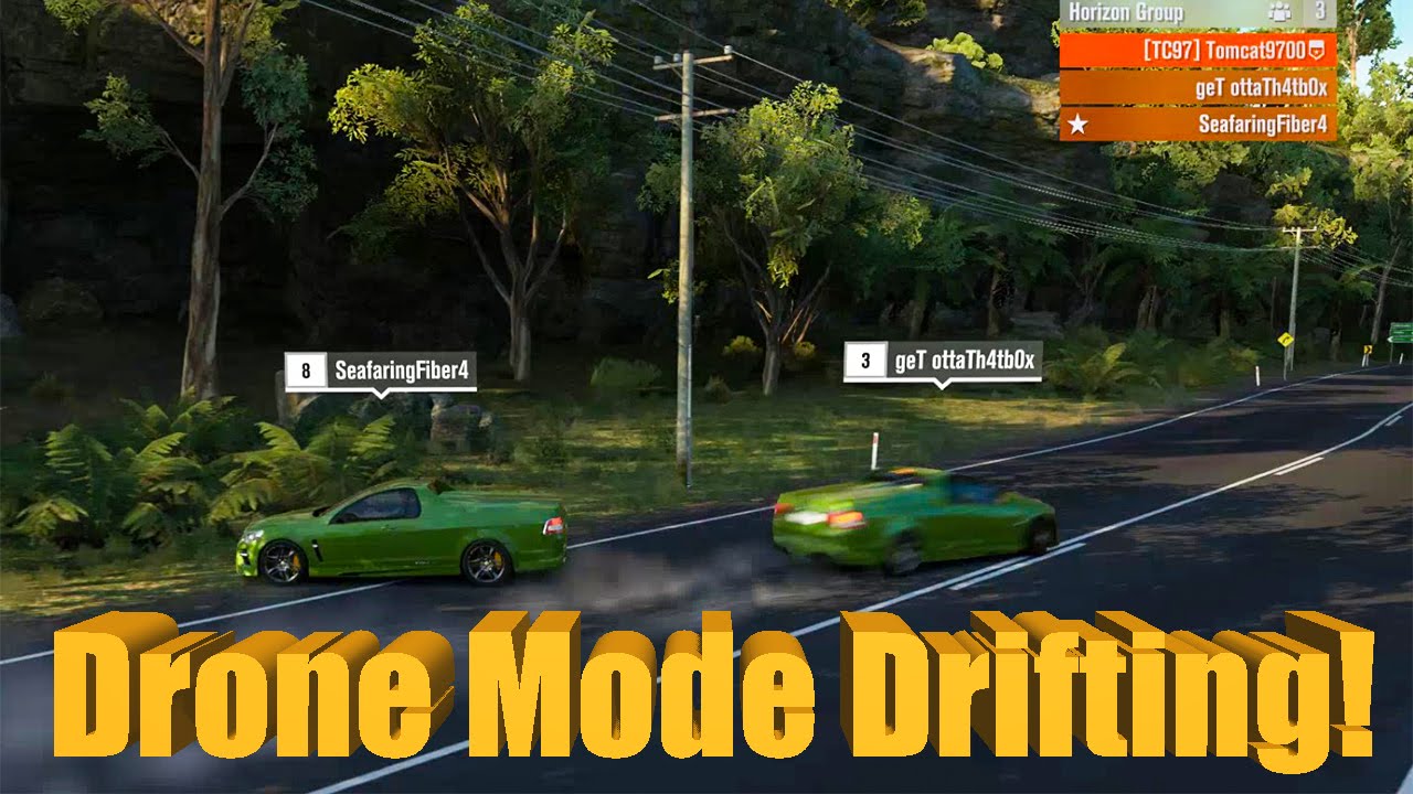 Forza Horizon 3 Demo Multiplayer Drifting, DRONE MODE, And Tandems