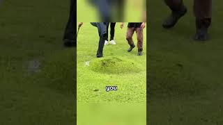 Why Is This GOLF COURSE BUBBLING?! 😳|| #viral #golf