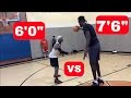 Bone Collector vs 7'6" NBA Player!