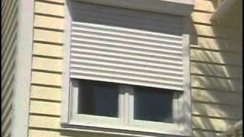 Automatic window rollowing shutters video RTS.wmv