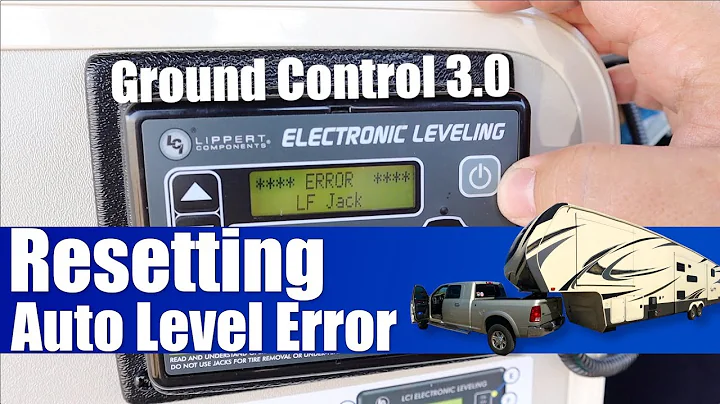 Resetting your Lippert Auto Leveling system | Full...