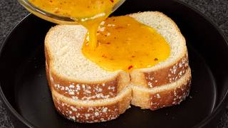 Pour 2 Eggs on 2 Bread Slices and Make This Delicious Breakfast, Brunch, or a Quick Family Meal! 😋