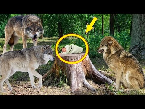 Мачеха бросила ребёнка в лесу, но посмотрите, что сделала стая волков!
