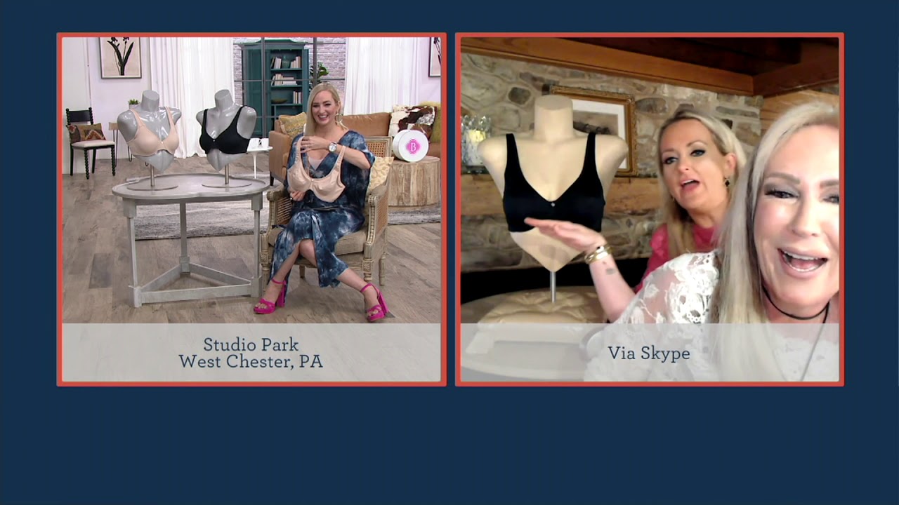 Breezies Diamond Comfort Jacquard Minimizer on QVC