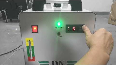 How to factory reset and set the water temperature for D&N CW-5000/5200 Chiller