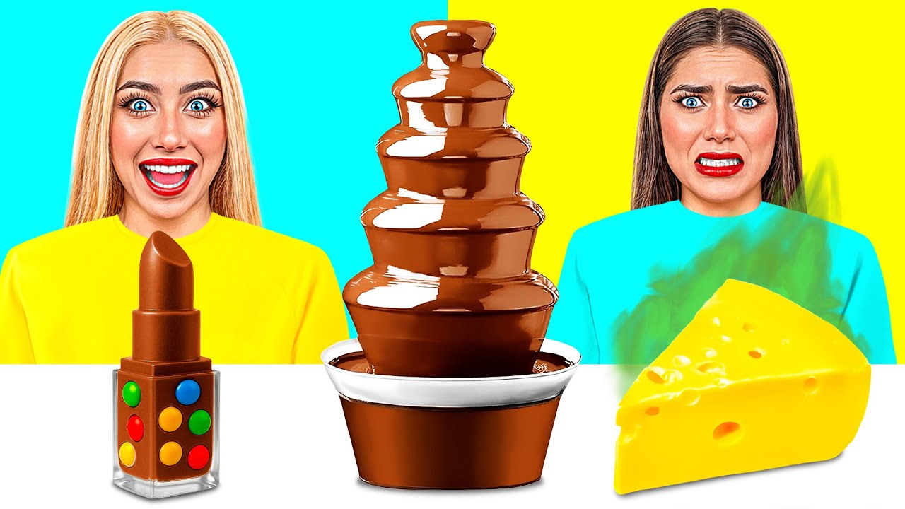 Шоколадный Фонтан Челлендж | Удивительные Кулинарные Лайфхаки от Mega DO Challenge
