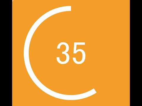 60 seconds countdown beautiful stopwatch 1 minute timer