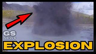 🚨 LARGE ERUPTION CAUGHT ON CAMERA IN YELLOWSTONE - HYDROTHERMAL EXPLOSION