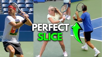 Perfect Backhand Slice in 3 Steps - Perfect Tennis (Episode 8)