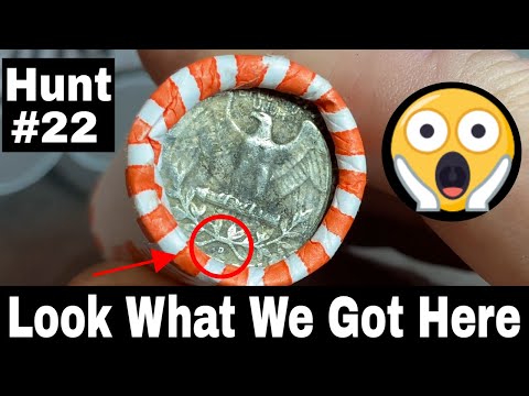 More Silver Found Coin Roll Hunting - Quarter Hunt And Fill #22