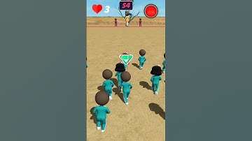 squid game run challenge video || squid game #squidgame #youtubeshorts #shorts #gaming