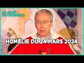 Homlie du 24 mars 2024  du pluriel au singulier chemin de conversion  le jour du seigneur