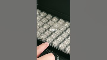 This is What the Akko CS Crystal Switches Sound Like! 😍 #shorts #mechanicalkeyboards