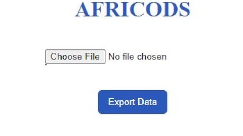 Making a Simple Data Exporting and Importing App using HTML, CSS, and JavaScript