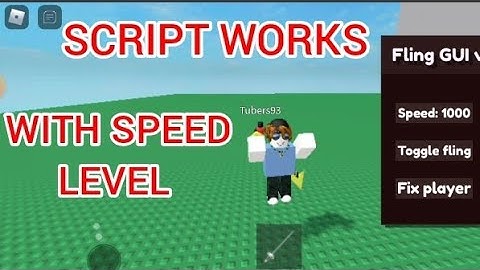 FLING GUI SCRIPT played at Roblox FENCING game - see script link on comments