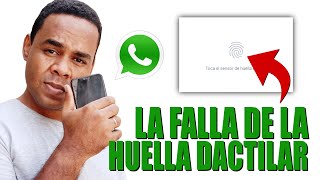 COMO DESBLOQUEAR CUALQUIER WhatsApp QUE TENGA HUELLA DACTILAR