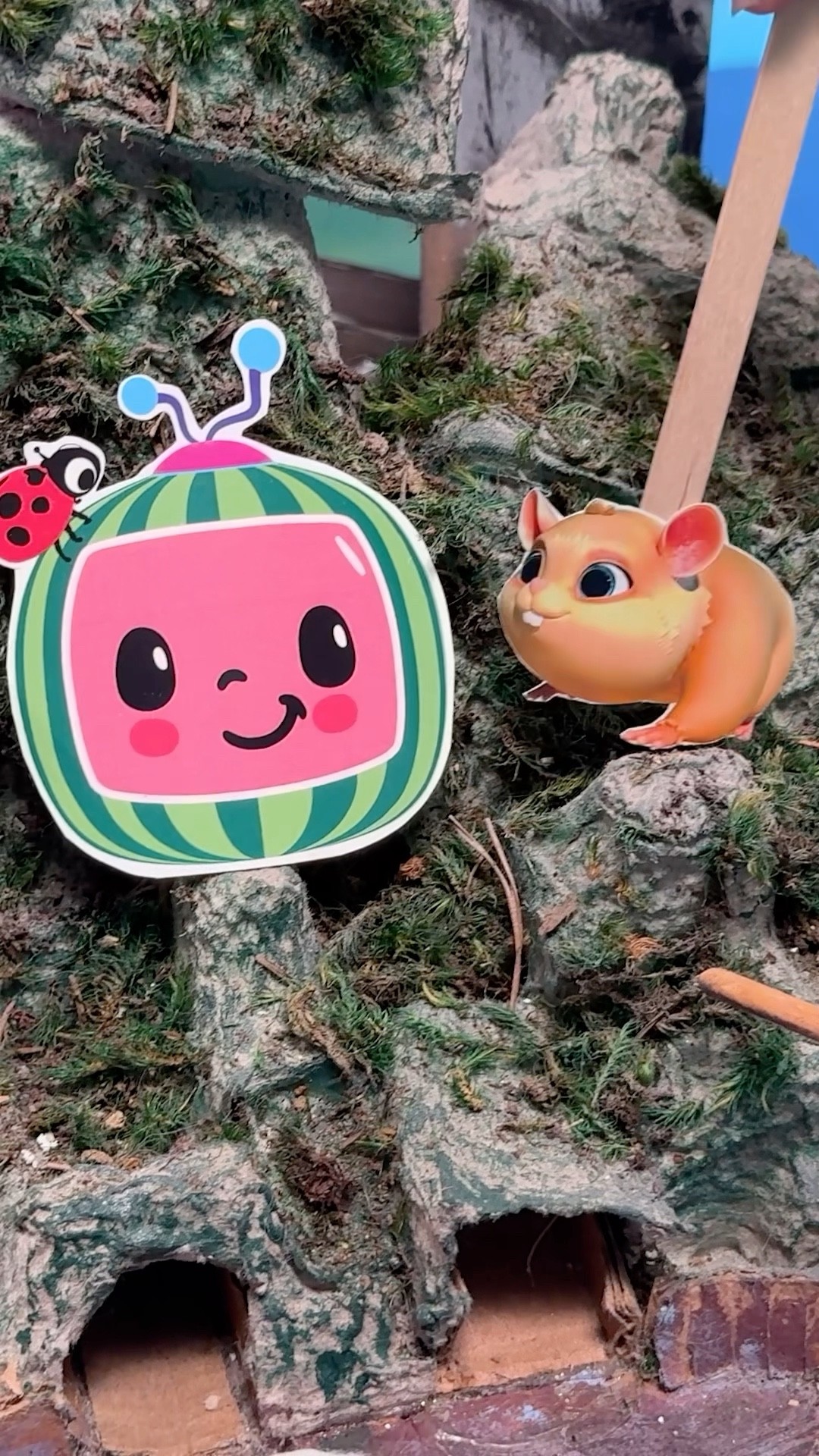 Can the Hamster ? Find the Cardboard CoComelon! DIY Maze Escape Challenge #cocomelon #shorts