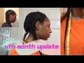 Four Month Old Protective Style For Natural Hair Growth | LENGTH CHECK + BEFORE & AFTER VIDEO