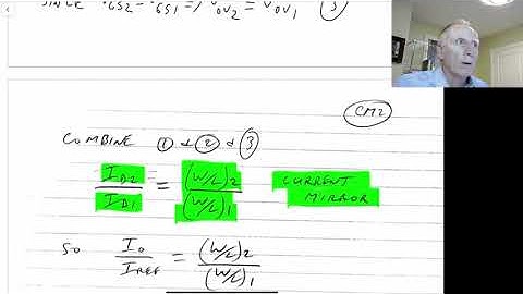 Analog Electronics 2 - Current Mirrors