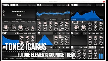 Tone2 Icarus Future Elements soundset demo