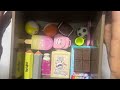 ASMR Arranging Organizer 🧺✏️ | Pens, Erasers & Sharpeners | Satisfying Sounds