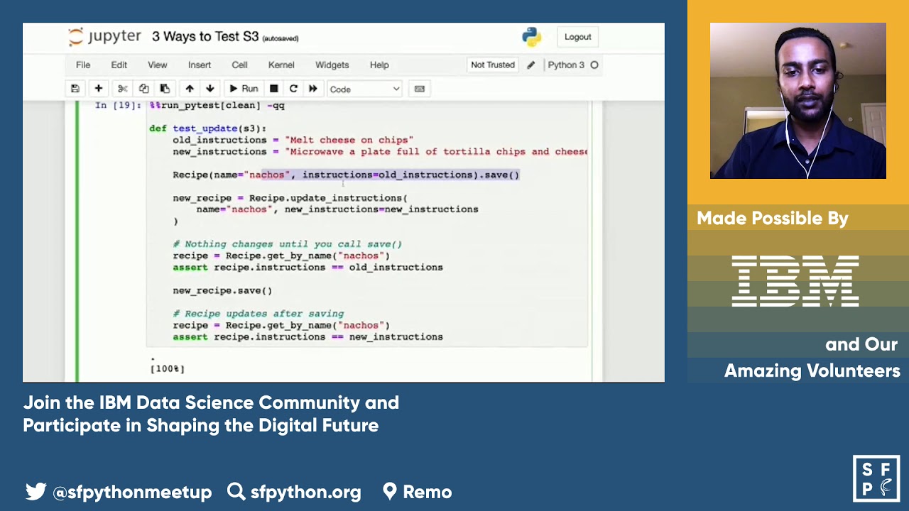 Three ways to test S3 in Python - Sanjay Siddhanti - YouTube
