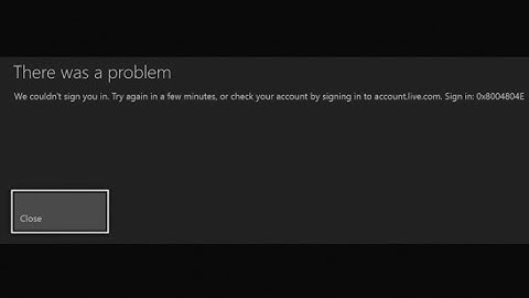 How to Fix Sign In Error on Xbox One (Won