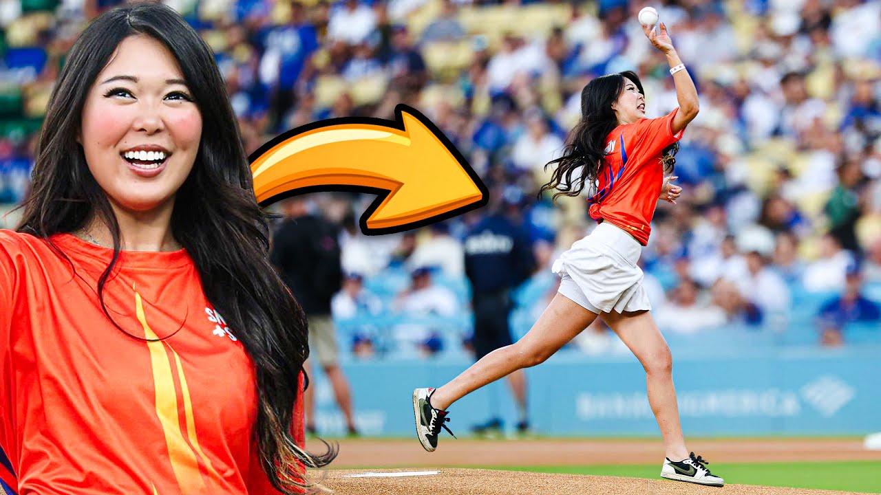 The Dodgers Let Me Throw The First Pitch...