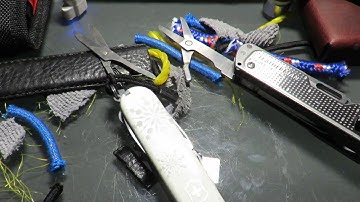 LEATHERMAN vs VICTORINOX : scissors battle!