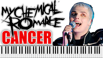 MY CHEMICAL ROMANCE - Cancer | PIANO COVER (Gerard Way's vocals)