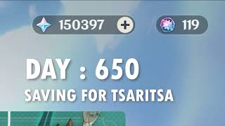 DAY 650 SAVING FOR TSARITSA