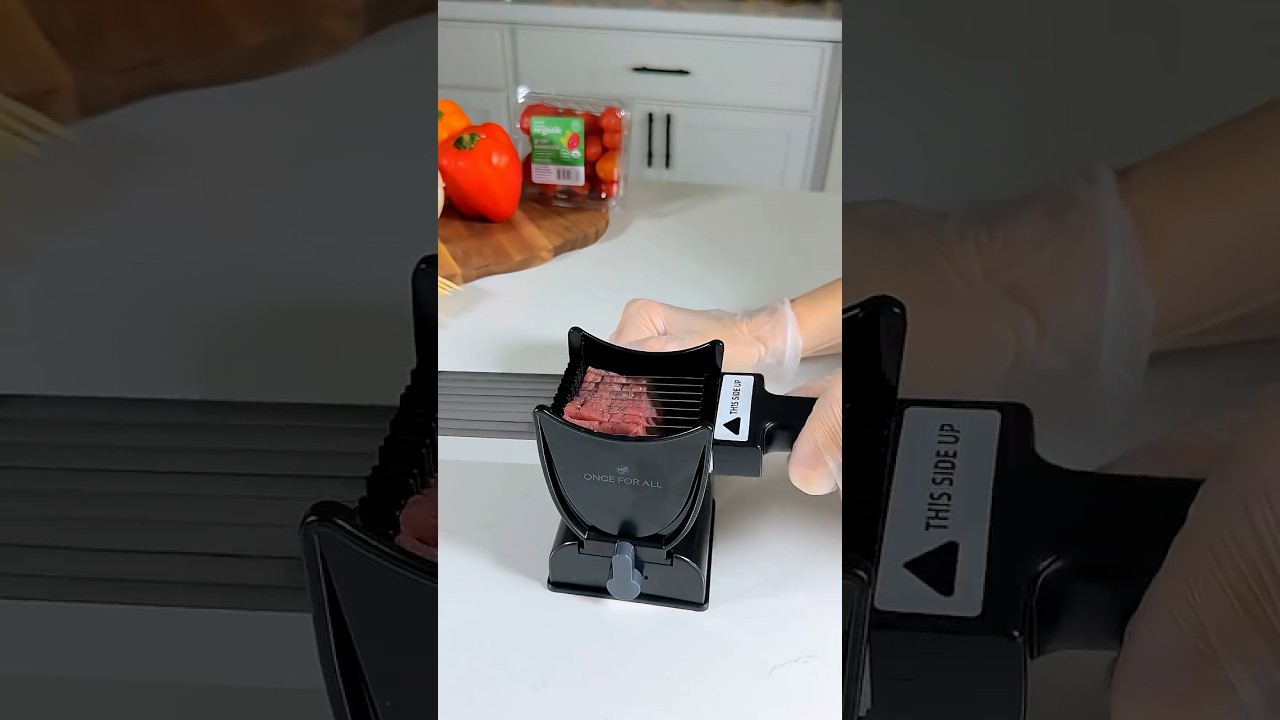 ONCE FOR ALL New Fresh Meat Slicer With Grip For Kitchen 