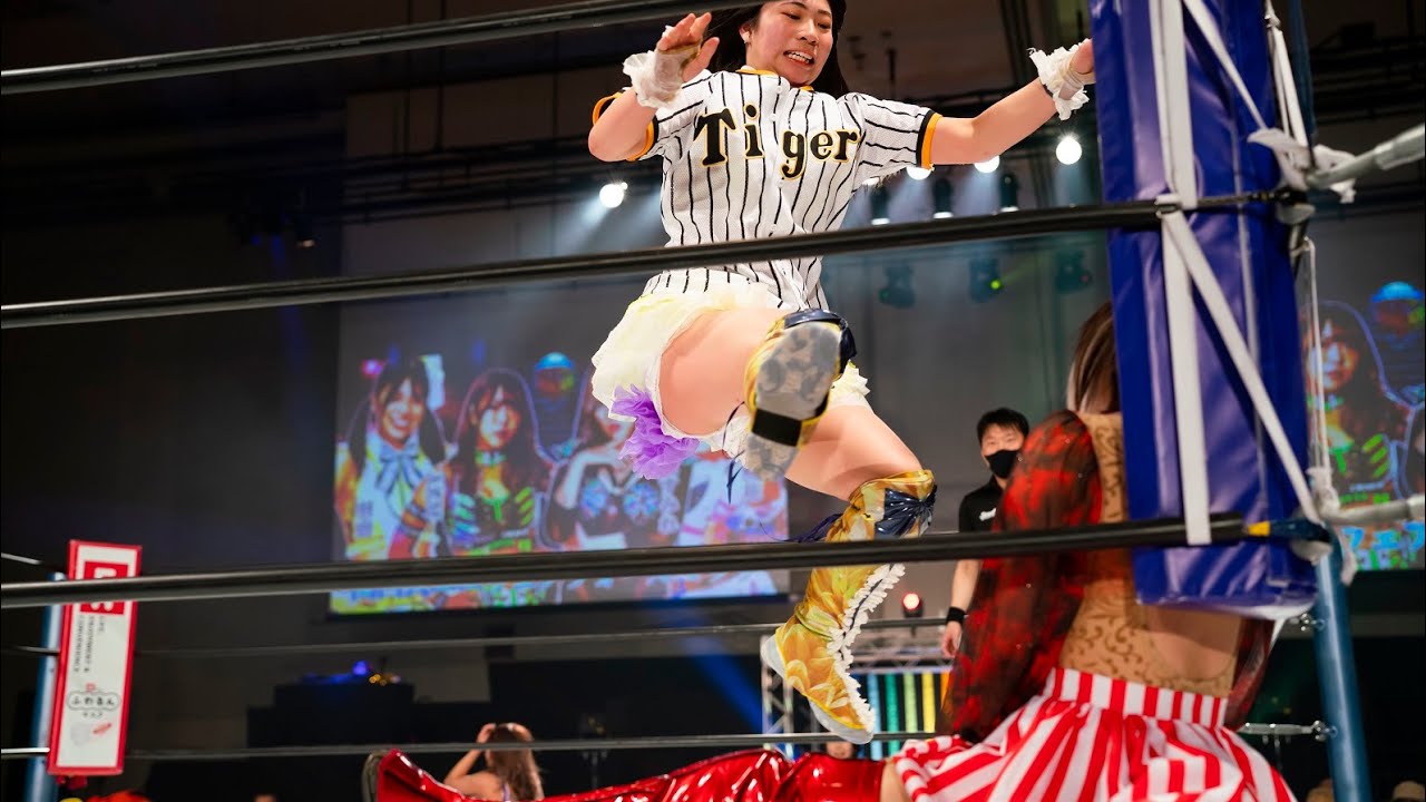 【スターダム】羽南が掟破りブロンコバスターを夏すみれにくらわす！関西式エニウェアフォールマッチ-2.26 SHOWCASE Vol.4 神戸 ...