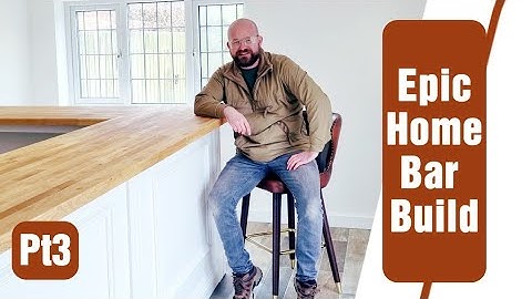 Epic home bar build pt 3 how to make a home bar