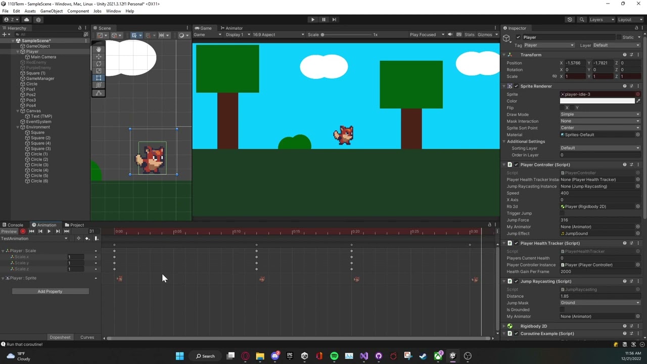 Unity Animator/Animations
