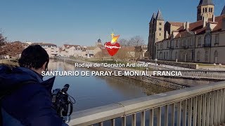 Corazón Ardiente Rodando En El Santuario Paray-Le-Monial Francia