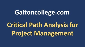 Critical Path Analysis for Project Management