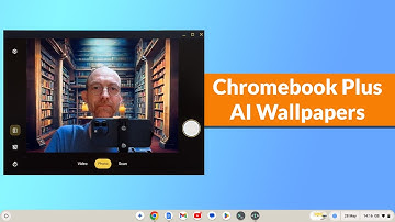 AI-generated wallpapers and backgrounds on Chromebook Plus