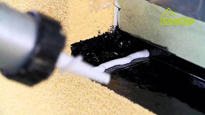 ConClip 3 EN – Insulation: Installation of a window sill