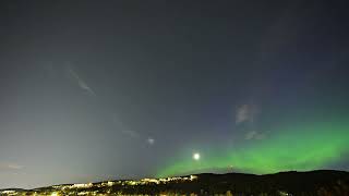 Timelapse - 2025 05 02 - Spring, Aurora on a May night, clouds rolling in after sunrise