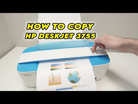 How to Copy Using Your HP DeskJet 3755 Printer