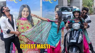 Fahmaan Khan and Debattama Cutest Masti Front of Public Upcoming Show  Krishna Mohini