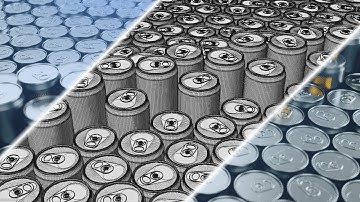 **Wireframe vs. Final Render 🔥 of Soft Drink Can Animation