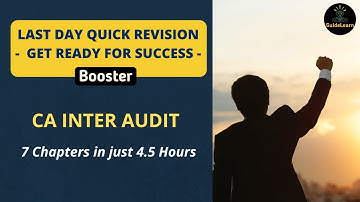 I CRUSHED CA Inter Audit in 4.5 Hours and You Can Too!